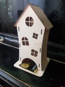 Charming Tea Bag House Laser Cut Vector Plan