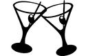 Diseño Vectorial de Copas de Martini para Corte Láser DXF