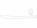 Archivo Vectorial de Espada China 3D para Corte Láser