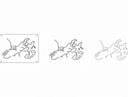 Archivo Vectorial DXF de Arte de Pared de Moto Chopper