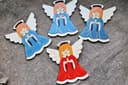 Molde de Anjo de Natal para Corte a Laser CDR DXF