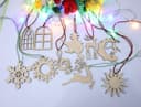 Christmas Ornament Set Vector Files for Laser Cutting