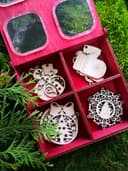 Archivo Vectorial de Caja para Adornos de Navidad Laser Cut