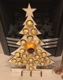 Calendário do Advento Árvore de Natal Vetor DXF