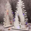 Christmas Tree and Reindeer Tabletop Decor Laser Cut Vector File