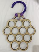 Circular Scarf Hanger Organizer Laser Cut Vector File