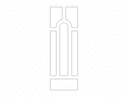 Diseño de Panel de Puerta con Arco Clásico - Archivo DXF Gratuito