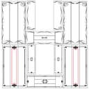 Vectores de Paneles Decorativos para Puertas de Armarios