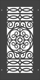 Arquivo Vetorial DXF de Painel Ornamental Clássico