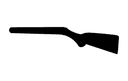 Classic Rifle Silhouette Vector File for Laser Cutting DXF