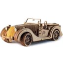 Classic Roadster 3D Puzzle Laser Cut Model - Free Vector File