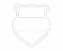 Classic Shield Emblem Vector Design for Laser Cutting DXF