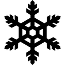 Archivo Vectorial de Copo de Nieve para Corte Láser DXF