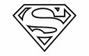 Diseño Vectorial del Logo Clásico de Superman para Corte Láser DXF