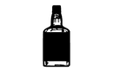 Silueta de Botella de Whiskey Vector para Corte Láser DXF