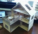Plano de Casa de Muñecas en Madera para Corte Láser DXF