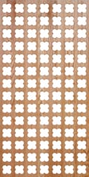 Arquivo DXF de Painel Decorativo com Padrão de Trevo