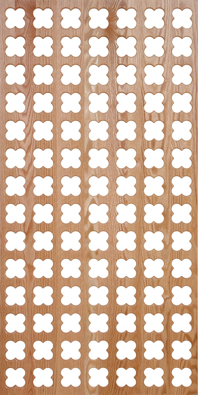 Clover Leaf Pattern Decorative Panel DXF File
