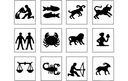 Set Completo de Signos del Zodiaco Vector para Corte Láser DXF