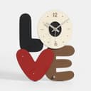 Arquivo Vetorial para Corte a Laser de Relógio de Parede 'LOVE' (DXF/SVG)
