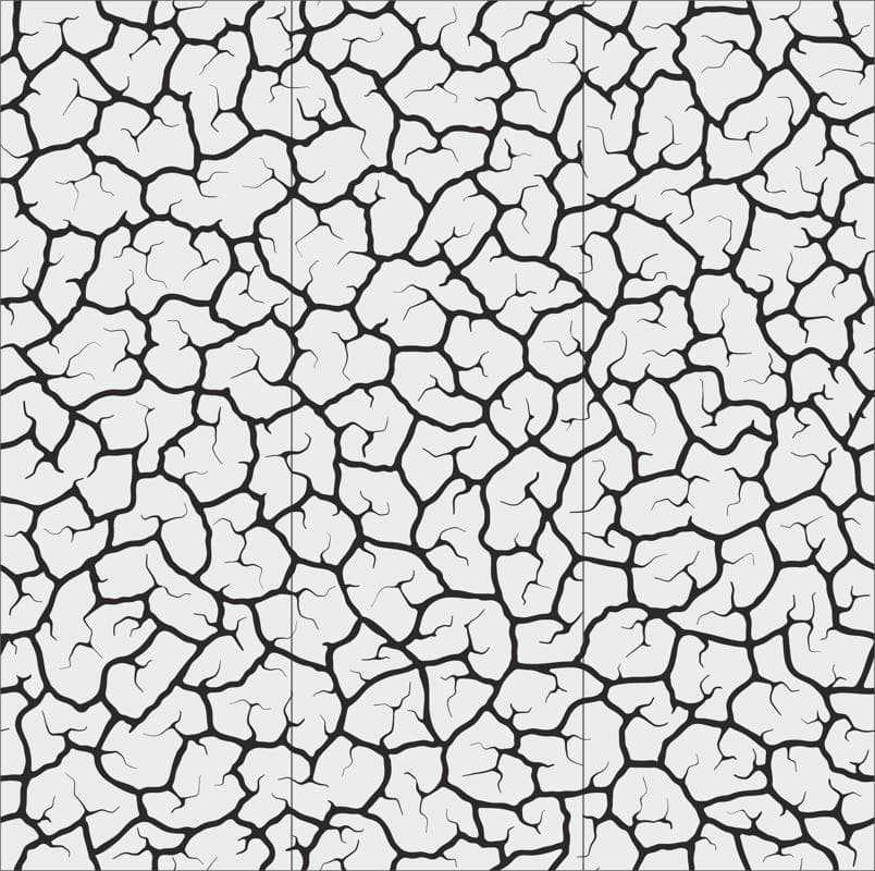 Cracked Earth Texture Vector Pattern for Laser Cutting
