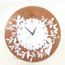 Cupid Angel Wall Clock Vector Design for Laser Cutting