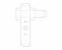 Plantilla Vectorial de Caja de Regalo Plegable DXF