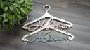 Arquivo Vetor Cabide Personalizado Casamento Laser Cut (CDR, SVG)