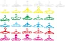 Pack de Vectores de Perchas Personalizadas para Bodas