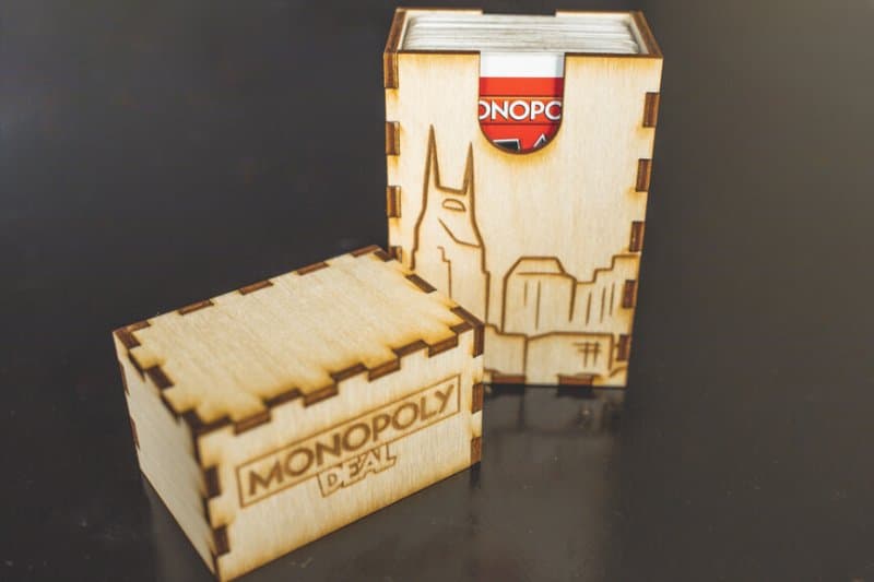 Archivo Vectorial de Caja para Monopoly Deal Corte Láser