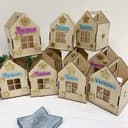 Customizable House Desk Organizer Laser Cut Vector File