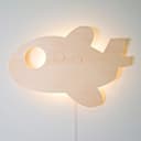 Cute Airplane Wall Lamp Vector File for Laser Cutting