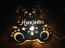 Cute Bear LED Nightlight Vector Design for Laser Cutting (CDR)