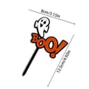Topper de Pastel Fantasma Boo para Halloween Vector Laser Cut