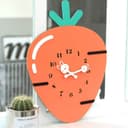 Cute Cartoon Carrot Wall Clock Vector File for Laser Cutting