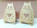 Soporte para Celular de Gatito Archivo Vectorial Laser (CDR)