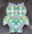 Cute Owl LED Night Light Laser Cut Vector File
