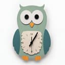 Cute Owl Wall Clock Laser Cut Design SVG File