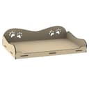 Cute Paw Print Dog Bed Laser Cut CNC Vector File