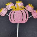 Archivo Vectorial de Adorno para Cupcake de Calabaza para Láser