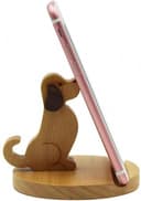 Soporte de Celular de Perrito Vector para Corte Láser