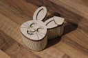 Cute Rabbit Gift Box Laser Cut DXF File