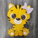 Caja de Dulces de Tigre de Madera Vector para Corte Láser (DXF/SVG)