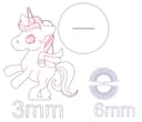 Servilletero de Unicornio Lindo para Corte Láser