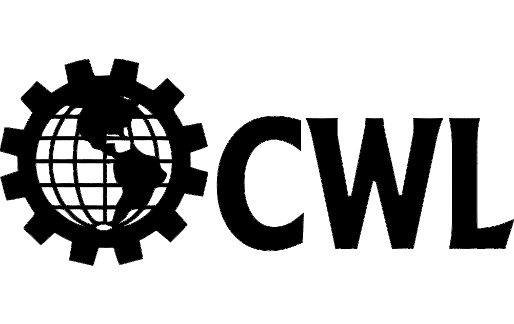 CWL Global Gear Logo Vector File for CNC Cutting