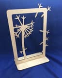 Dandelion Flower Tabletop Stand Laser Cut Vector File