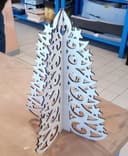 Árbol de Navidad Decorativo 3D para Corte Láser DXF