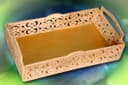 Decorative Arabesque Serving Tray Laser Cut File (DXF, CDR)