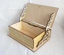 Decorative Book-Shaped Storage Box Laser Cut Vector File