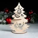 Servilletero de Árbol de Navidad Vector para Corte Láser
